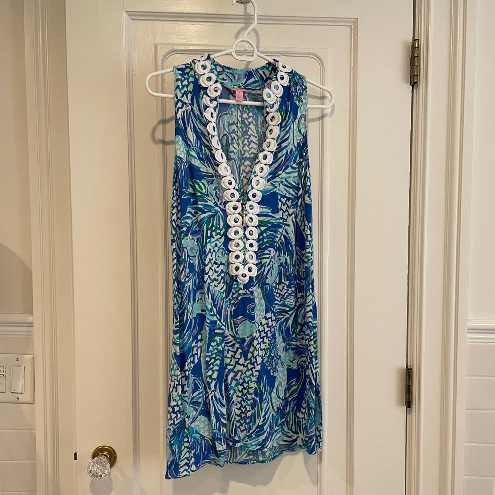 Lilly Pulitzer tank zip dress 0